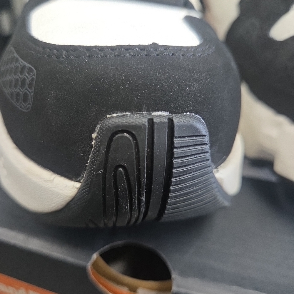Black and White Kids Sneakers - Picture 2 of 12